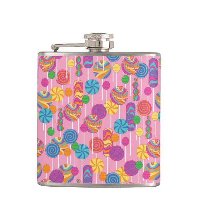 Flasques Motif de sucrerie de lucettes (Devant)