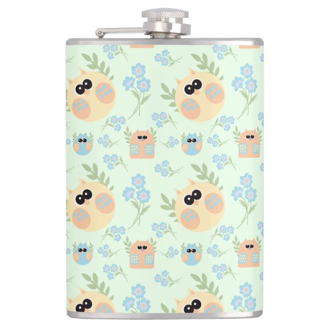 Flasques motif des hiboux (Devant)