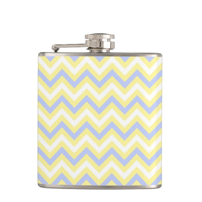 Flasques Motif en pastel de Chevron (Devant)