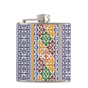 Flasques motif ethnique élégant