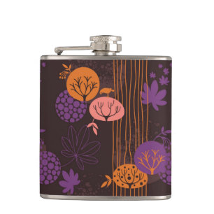 Flasques Motif floral 2 3