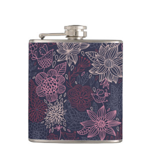 Flasques Motif floral 4