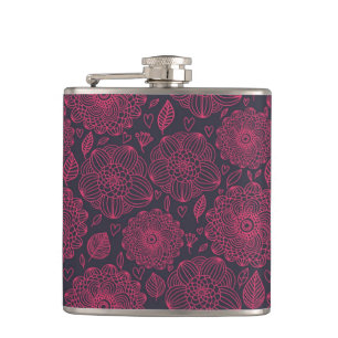 Flasques Motif floral 5