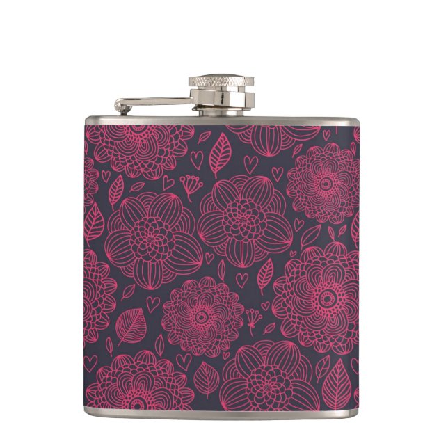 Flasques Motif floral 5 (Devant)