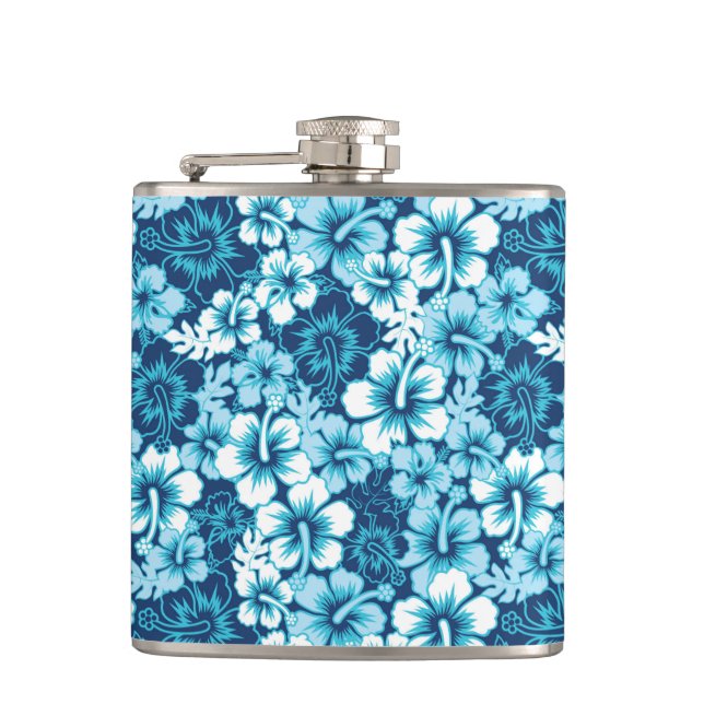 Flasques Motif floral de ketmie de surf (Devant)