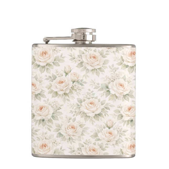 Flasques Motif floral de mariage (Devant)