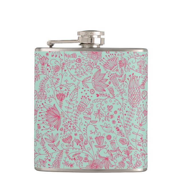 Flasques Motif floral mignon d'été (Devant)