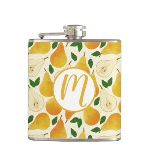 Flasques Motif Golden Pears