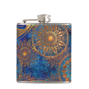 Flasques Motif grunge d'art