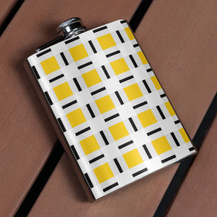 Flasques Motif jaune