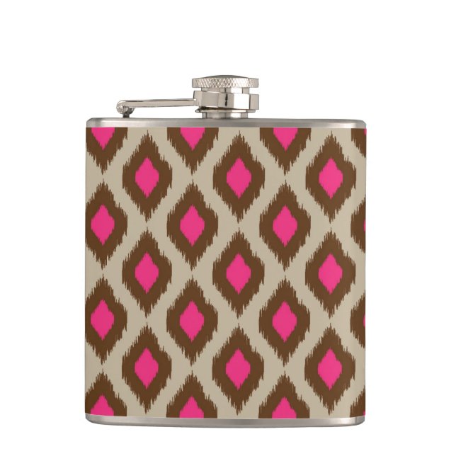 Flasques Motif moderne d'ikat (Devant)