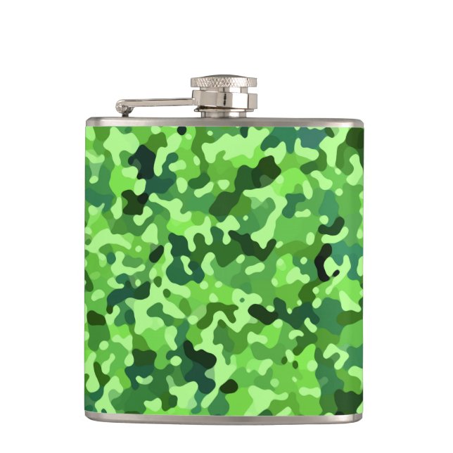 Flasques Motif naturel - Bleu vert noir (Devant)