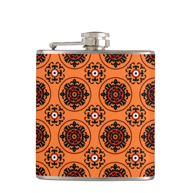 Flasques Motif orange de Suzani (Devant)