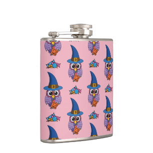 Flasques Motif Owl de l'assistant de dessin animé