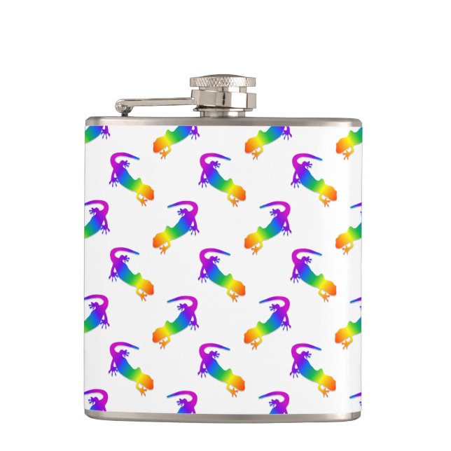 Flasques Motif Rainbow Salamander (Devant)