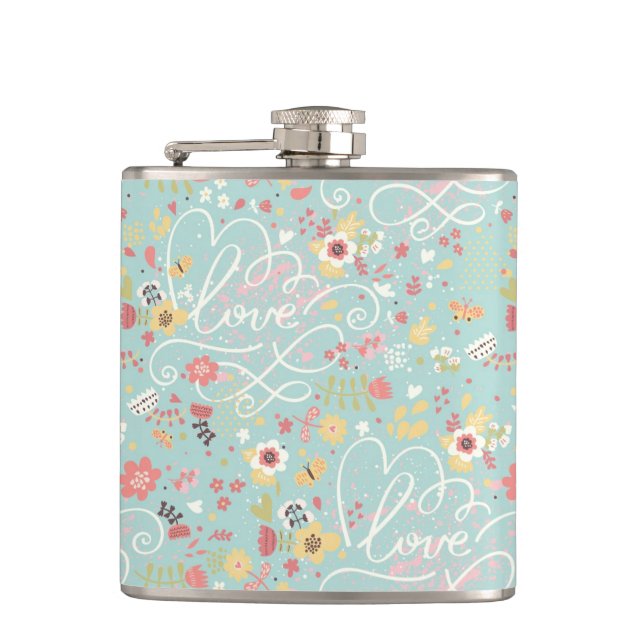 Flasques Motif romantique lumineux moderne (Devant)