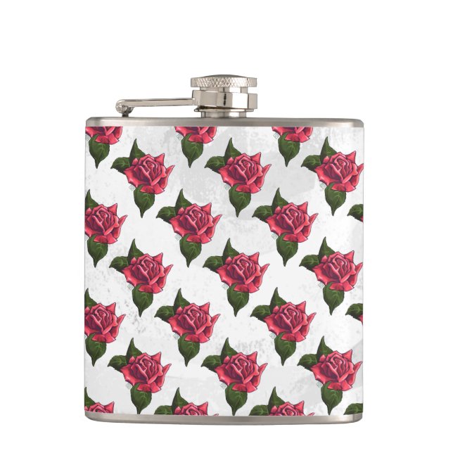 Flasques Motif rose (Devant)