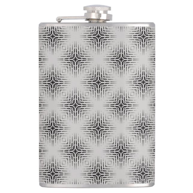 Flasques motif sans couture sur fiole (Devant)