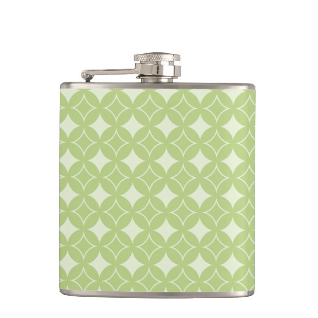 Flasques Motif shippo vert olive (Devant)