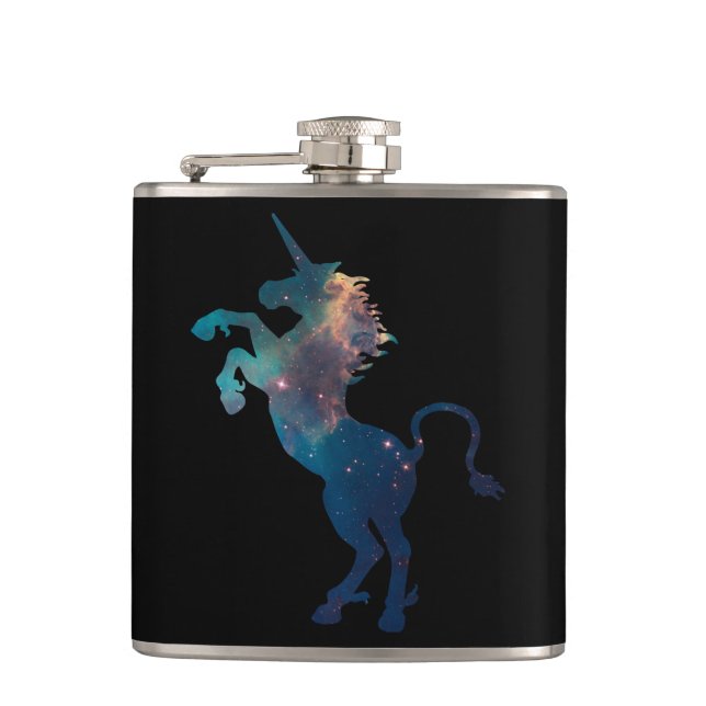 Flasques Motif spatial Unicorn (Devant)