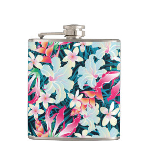 Flasques Motif tropical coloré