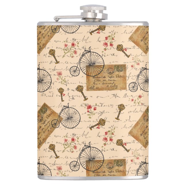 Flasques motif vintage (Devant)