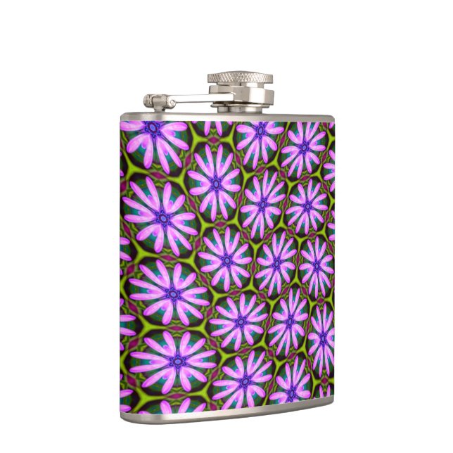 Flasques Motifs marguerite violet (Droite)