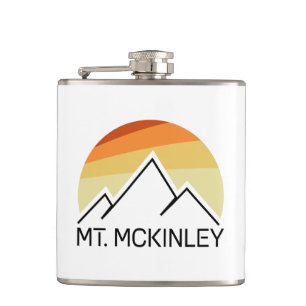 Flasques Mt. McKinley Alaska Retro
