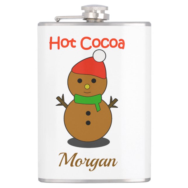 Flasques Mug Cozy Noël – Cadeau de Fêtes de Chocolat Chaud  (Devant)
