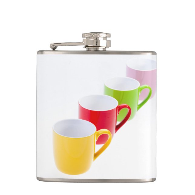 Flasques Mugs de café colorés (Devant)