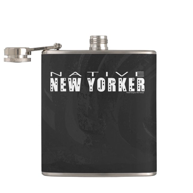 Flasques Natif New Yorkais noir (Ouvert)
