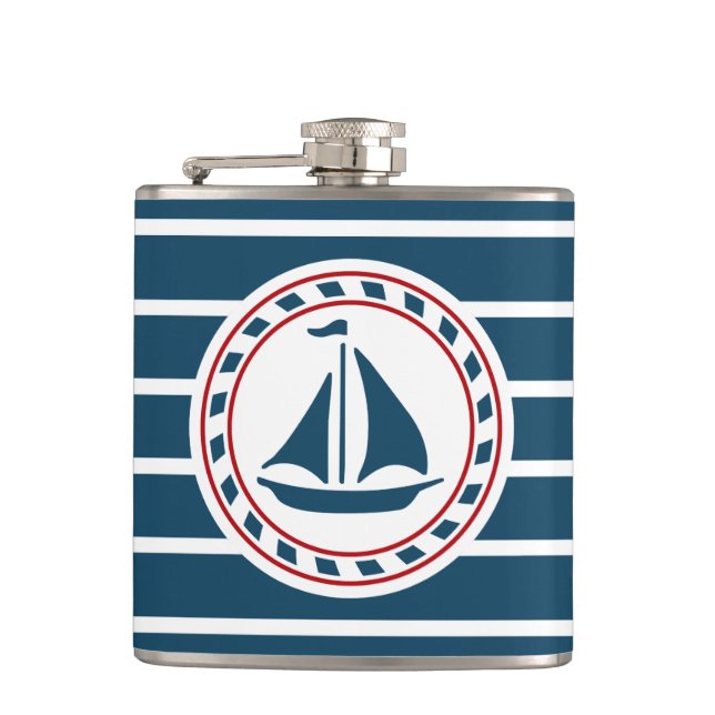 Flasques Nautical design (Devant)