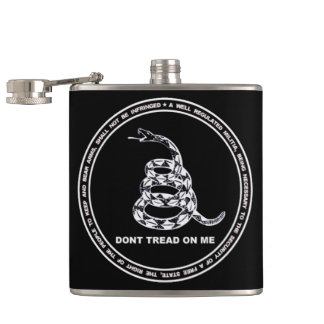 Flasques NE T'EN PRENDS PAS À MOI Vinyl Flask Design