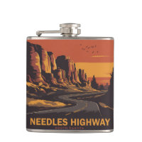 Needles Highway South Dakota Red Sky
