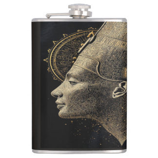 Flasques Nefertiti Ligne Silhouette Moderne Art