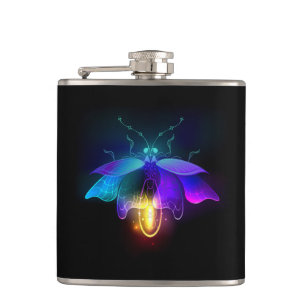 Flasques Neon Firefly sur noir