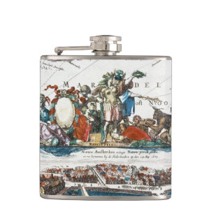 FLASQUES NEW AMSTERDAM, 1673