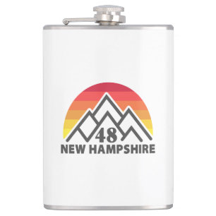 Flasques New Hampshire 48 Retro Mountain