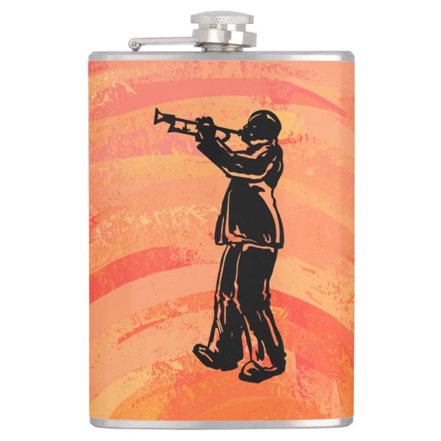 Flasques New York Boogie Nights Trumpet Orange (Devant)
