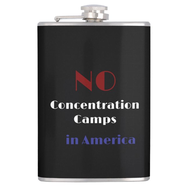 Flasques No concentration camps in America (Devant)