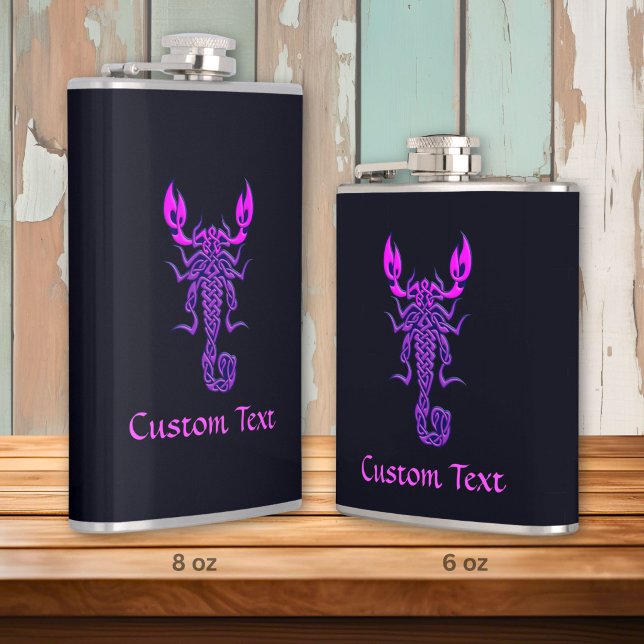 Flasques Nœud Celtique Violet Scorpion (Créateur téléchargé)