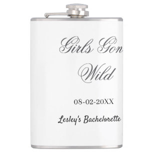 Flasques Nom de la fête de Bachelorette Girls Gone wild dat