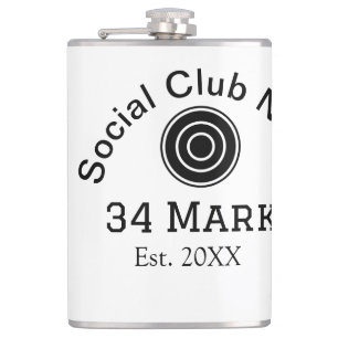 Flasques nom du club social ajouter le nom du joueur de l'é