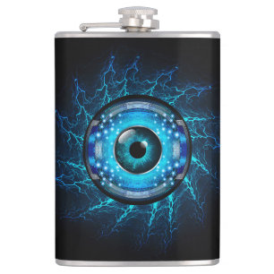 Flasques Nom personnalisé Cyber Circuit Eye