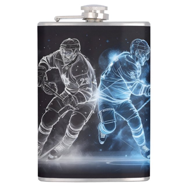 Flasques Nom personnalisé Hockey sur glace (Devant)