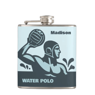 Flasques Nom personnalisé Water Polo