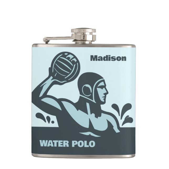 Flasques Nom personnalisé Water Polo (Devant)