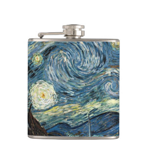 Flasques Nuit étoilée par Vincent van Gogh. Art célèbre