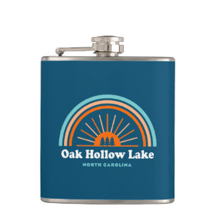 Flasques Oak Hollow Lake Caroline du Nord Rainbow
