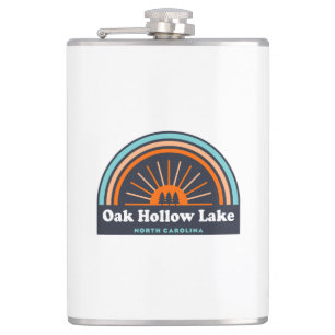 Flasques Oak Hollow Lake Caroline du Nord Rainbow